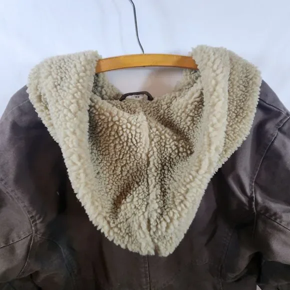 Dri-Duck Coat for Her Jacket Womens Size XXL Brown Hooded Sherpa Lined - Picture 10 of 16